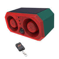 N911T Alarme sonore et lumineuse Détecteur de mouvement 129Db Alerte sonore et système d'alarme d'avertissement de flash pour ferme Villa Alarme solaire