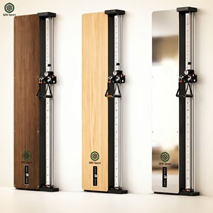 Máquina de Ejercicios de Pared Ultra Delgada de 11 cm <span class=keywords><strong>con</strong></span> Peso de 30 kg, Cable Cruzado y Diseño que Ahorra Espacio para Entrenamiento en Casa - Product Image 1