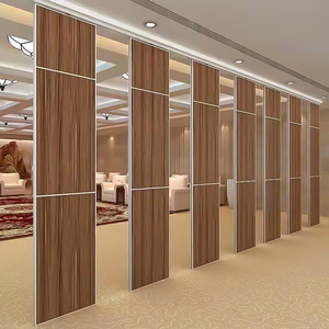 MDF Wooden Movable <strong>Partition</strong> Wall Restaurant Conference Room <strong>Sliding</strong> <strong>Partition</strong> for Room <strong>Dividers</strong>