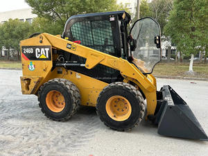 Haute qualité CAT246D Mini chargeuse compacte à glissement Machine à roue économique avec composants d'origine moteur moteur boîte de vitesses pompe à engrenages - Product Image 2