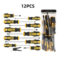 Jeu de tournevis magnétiques professionnels 122-en-1 pour projets de bricolage à domicile et au garage, avec poignée durable, outils de réparation de précision