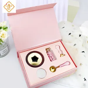 Sell like hot cakes embossing Engraving metal sealing wax kit stamp to get married