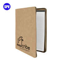 Carpeta de archivos versátil de moda con bandas elásticas Carpeta de 6 anillas Portafolio A5 Cremallera PU Cuero Padtfolio