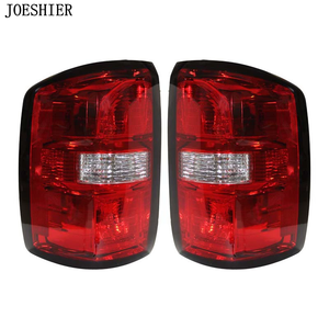 Enormous Manufacturer <b>Red</b> Lens <b>LED</b> Tail <b>Lights</b> for 2014-2018 GMC Sierra 1500 2500 3500 Vehicle Parts Accessories Pair Taillights - Product Image 1
