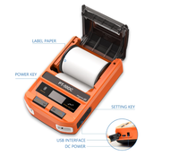 PUTY PT-50DC Mini Thermal Printer 50mm USB NFC 203dpi Mesin Barcode Printer Foto Profesional Studio Ribbon
