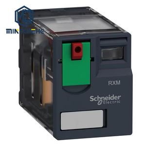 รีเลย์อเนกประสงค์ 24VDC 8 ขา แบบฐานกลม รุ่น RXM2 ซีรีส์ RXM2AB1B7 รีเลย์กำลังขนาดเล็กสำหรับแผงควบคุมอุตสาหกรรมและระบบอัตโนมัติ - Product Image 1