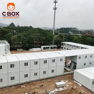 Cbox Maison Conteneur Modulaire Ignifuge de 20 pieds, Design Moderne, Installation Rapide, pour Dortoir, Bureaux, Stockage, Maison Préfabriquée en Kit - Product Image 1