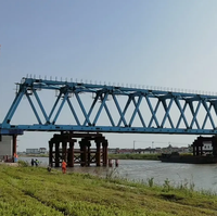 Puente Prefabricado de Acero de Instalación Rápida, Estructura de Arco de Metal Sólido para Obras Viales Municipales