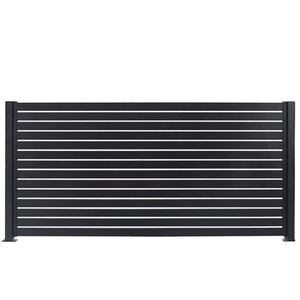 Aluminum Horizontal Slat Fencing for Garden Yard Balcony <strong>Modern</strong> <strong>Fence</strong> Home <strong>Ideas</strong> - Product Image 1