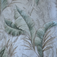 Papier peint en PVC motif grande feuille 53 pour murs de chambre à coucher Nouveau design Style naturel Floral or marbre Texture fond pour la maison