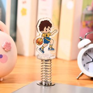 Porte-clés personnalisé Kpop en acrylique liquide imprimé UV, style moderne, avec breloque shaker et support de type fanion - Product Image 4