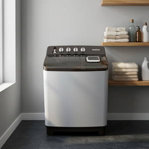 Lavadora de Doble Tina de Carga Superior Automática KIMATSU WM 120 XL Eléctrica, Nueva Condición, para Uso Comercial y Doméstico, Hoteles - Product Image 2