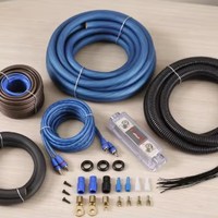 Kit de câblage pour amplificateur audio de voiture 0GA OFC, kit d'installation d'amplificateur complet avec câble de haut-parleur 10GA
