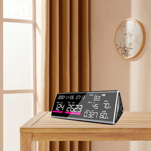 เครื่องวัดคุณภาพอากาศอเนกประสงค์ขายดี 9 in 1 ตรวจวัด PM2.5/PM10/PM1.0 ค่าสารประกอบอินทรีย์ระเหยง่าย (TVOC) คาร์บอนไดออกไซด์ (CO2)  พร้อมวิเคราะห์ก๊าซดำ  ปรับแต่งได้ตามความต้องการ OEM ODM - Product Image 6