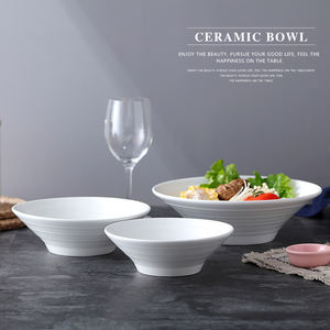 Vajilla de cerámica nórdica personalidad 7/8/9/10/12/14 pulgadas <span class=keywords><strong>ramen</strong></span> tazón sombrero cuencos para Fideos Hous - Product Image 5