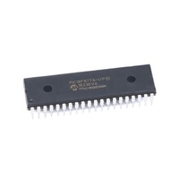 PIC16F877A-I/P IC Mikrokontroler 8-Bit MCU 40MHz 8KB Memori Flash ADC 33 GPIO 4.0V-5.5V PDIP40 Pengontrol Tertanam