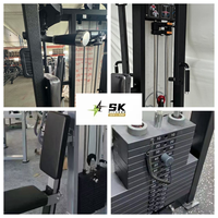 Machine à soulever les mollets assis SK Commercial, équipement d'entraînement des jambes à charge par pignon pour salle de sport, centre de fitness, hôtel, club, OEM ODM Chine