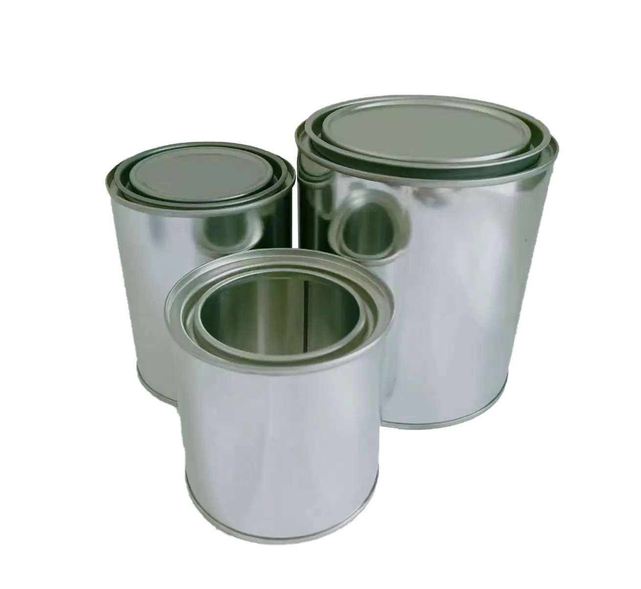 500ml/0.5L empty round oil paint bucket tin can