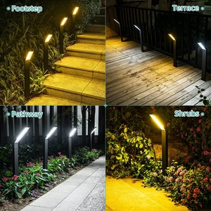 Luces Solares para Caminos Exteriores, IP65 Impermeables, LED Recargables con Sensor de Luz, para Decoración de Jardín, Caminos, Patios y Entradas - Product Image 2