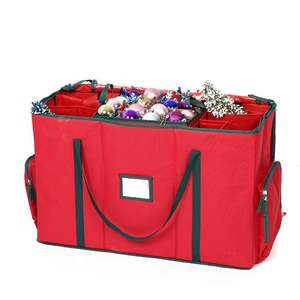 Christmas Festival Gifts Collection Bins Christmas <b>Bauble</b> Ornament Ball <b>Storage</b> Box - Product Image 3