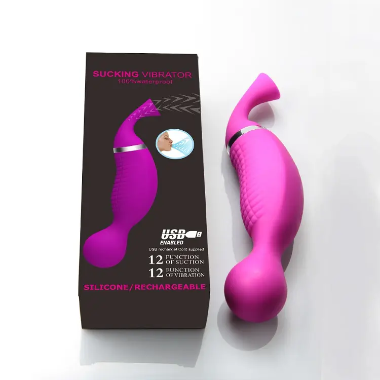 Reife Frauen öffnen Vagina Extrusion Adult Device Sucker Vibrator