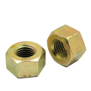 Trade Assurance Grade 4.8 6.8 8.8 10.9 12.9 yellow zinc hex nut