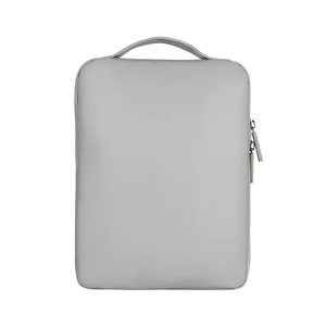2026 Custom Rubber Patch Logo PU Leather Laptop Sleeve With Handle Coated Neoprene <b>Tablet</b> <b>Bag</b> Organizer Case Storage <b>Bag</b> - Product Image 3