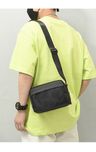 Bolso Bandolera Cruzado Unisex Geométrico de PU Impermeable con Borla y Bordado, Productos de Moda - Product Image 6