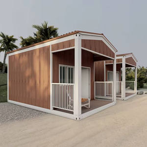 Las Mejores Tarifas en Casas Modulares Prefabricadas Portátiles y Desmontables, Diseño de Panel Sándwich, Casa Contenedor de Acero en Paquete Plano - Product Image 6