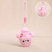 Porte-clés en peluche mignon en forme de petite épée, super doux, breloque de sac, pendentif de sac à dos, cadeau, vente en gros et au détail