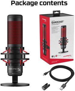 100% Original Wholesale Price in Stock Kingston HyperX QuadCast Wired USB Gaming <b>Microphone</b> Mic - Product Image 3