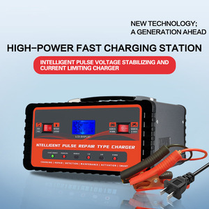 Caricabatterie per <span class=keywords><strong>Auto</strong></span> 12V/24V Intelligente con Riparazione a Impulsi, Alta Potenza, Automatico per Manutenzione Batterie di <span class=keywords><strong>Auto</strong></span>, Camion e Moto - Product Image 1