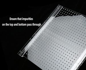 Panneau de séparation en acrylique transparent pour aquarium avec ventouses, n'altère pas la présentation, pour accessoires pour animaux de compagnie et marché de l'aquaculture - Product Image 6
