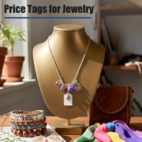 Étiquettes de prix personnalisées en papier blanc pour vêtements et produits, compatibles avec les pistolets d'étiquetage