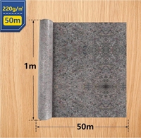 Feutre de peintre 180g-220g, couverture de protection pour peintre, Maler Abdeckvlies 1 X 50 M, feutre de peintre antidérapant pour la protection des sols