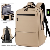 Mochila para Portátil MKW2131 para Viajes, Negocios, para Hombres y Mujeres, Bolsa para Computadora de 15.6 Pulgadas con Puerto de Carga USB, Mochila Resistente para el Trabajo