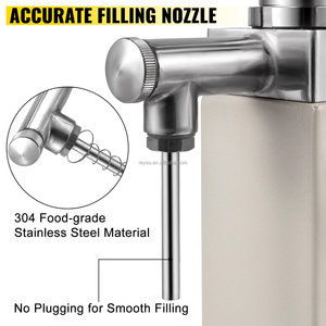 Máquina de llenado de brillo de labios A03, pistón líquido cosmético Manual 5-50ml 1000BPH,200BPH de Reyes - Product Image 4