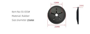 Custom PVC TPU TPR Rubber Earphone Hole <b>Patch</b> <b>Sew</b> <b>On</b> Cable Port Label for Sports Bags and Garments - Product Image 2