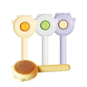 Hot sale Cute Pet Grooming Needle Brush Magic Massage Comb Hair Remover Pets General For Cat Dog Cleaning Care