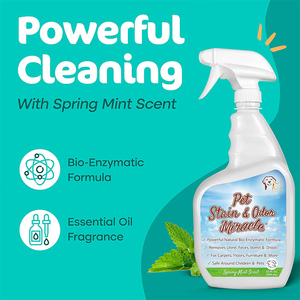 Bio-Enzymatic Dog Cat <strong>Pet</strong> Odour and Stain <strong>Remover</strong> Stale Air <strong>Pet</strong> Urine Food Vomit Odors Eliminator Spray - Product Image 3