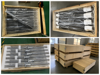 Vis à billes pour machine de découpe plasma CNC, entraînement linéaire de précision, type roulé, type rectifié, écrou à bride, double écrou 52100