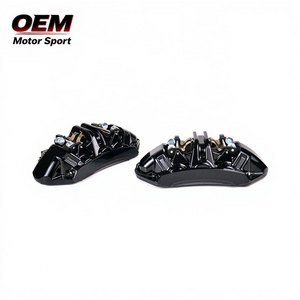 Nuevo Sistema de Frenos de Cerámica de Carbono Negro Ultimate de MOTOR SPORT OEM, Kit de Actualización Monobloque de 6+1 Pistones Completo, 50% Mejorado - Product Image 1