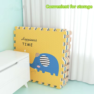 การ์ตูน EVA ซอฟท์ เบบี้ เพลย์ แมทส์เสื่อคลานแบบพับได้ 60*60 ซม. ปลอดสารพิษแบบพกพาโฟมปูพื้นสำหรับห้องเด็กและปิกนิก - Product Image 5