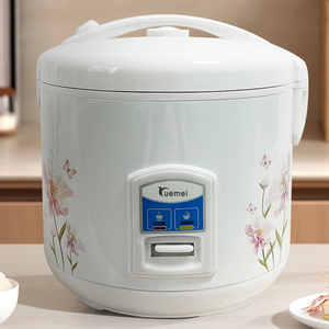 Thép không gỉ xi lanh thiết kế hướng dẫn sử dụng nồi cơm điện nấu cơm giữ ấm tự động 6L Nồi cơm điện - Product Image 1