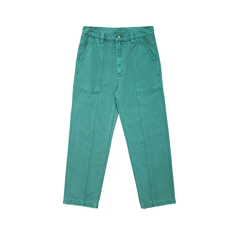 Custom Wide Leg Baggy Vintage Stocklot Denim Color Jeans For Men