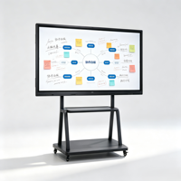 Tableau blanc interactif infrarouge multi-tailles 55/65/75/85/86/98/100/110 pouces pour applications de conférence, de séminaire et d'éducation