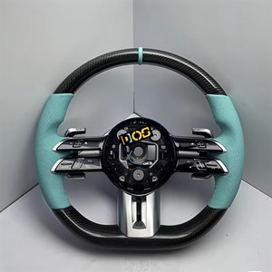 Volant sport en fibre de carbone DOS pour <span class=keywords><strong>Mercedes</strong></span>-Benz A35/A45/C63/C43/E53/E63/G63/G500/G55 pour AMG GT S63/GLE63/GLA45 W223 - Product Image 5
