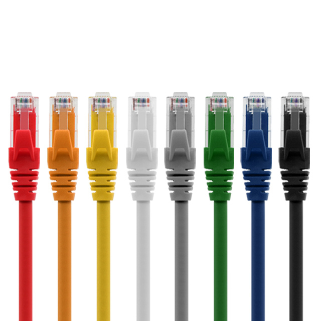 Supper-speed Ethernet cable cat5e cat6 c6a UTP 1,3,5,10M blue bend insensitive solid stranded patch cord cat6 lan patch cord