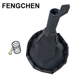 Poignée de levier de vitesses en cuir pour Volkswagen T5, 5 ou 6 vitesses, accessoire intérieur ergonomique - Product Image 4