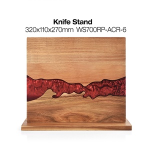 Ensemble <span class=keywords><strong>de</strong></span> couteaux <span class=keywords><strong>de</strong></span> luxe en acier Damas VG10 à 67 couches, <span class=keywords><strong>couteau</strong></span> japonais avec manche en bois d'olivier et support magnétique en résine - Product Image 6